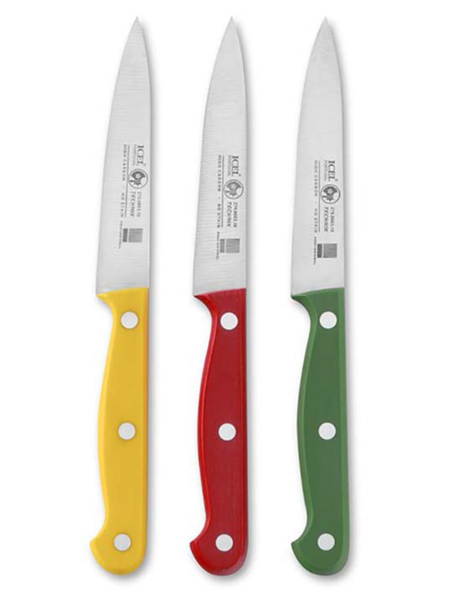 Set de cuchillos utilitario Icel 3 piezas