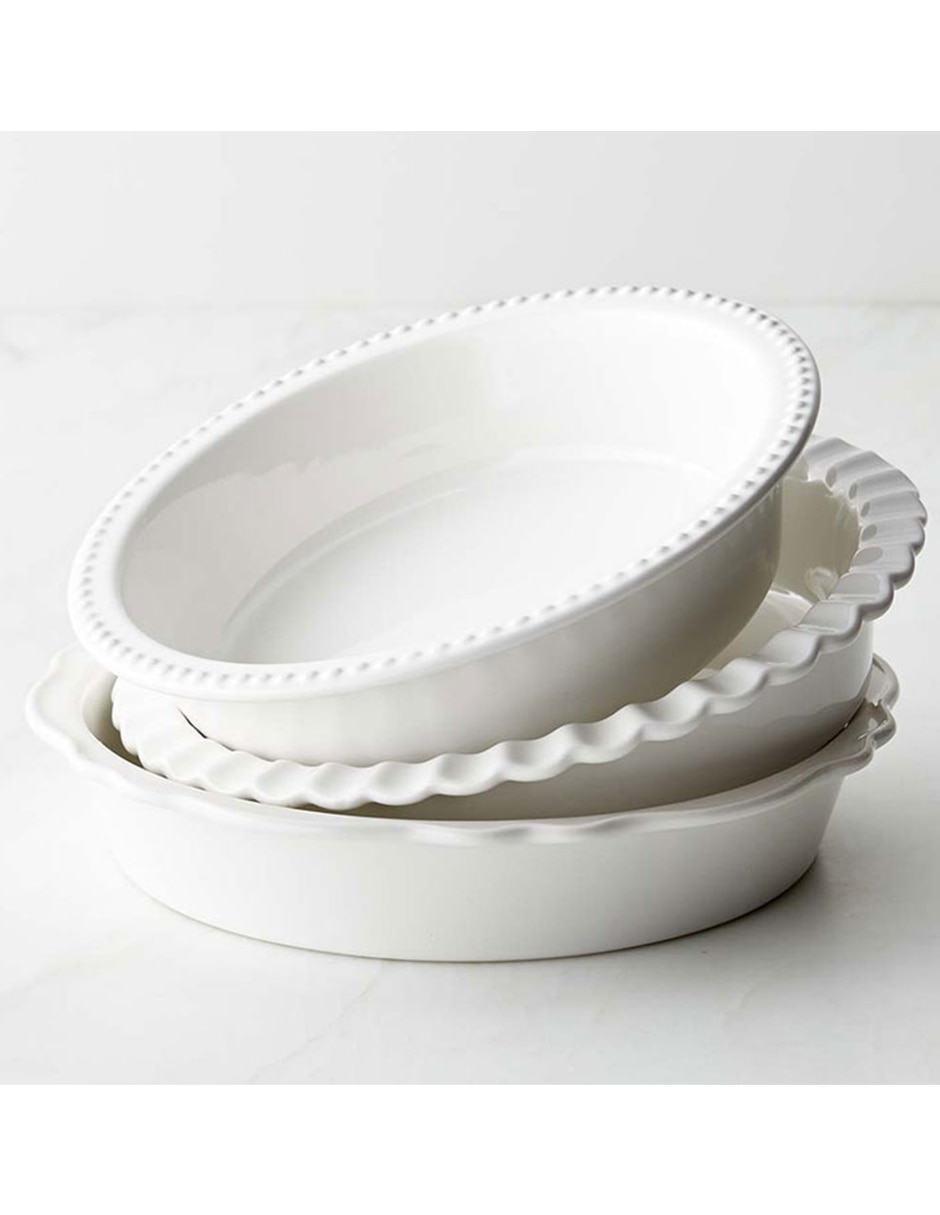 Set moldes para pay Williams Sonoma gres redondo