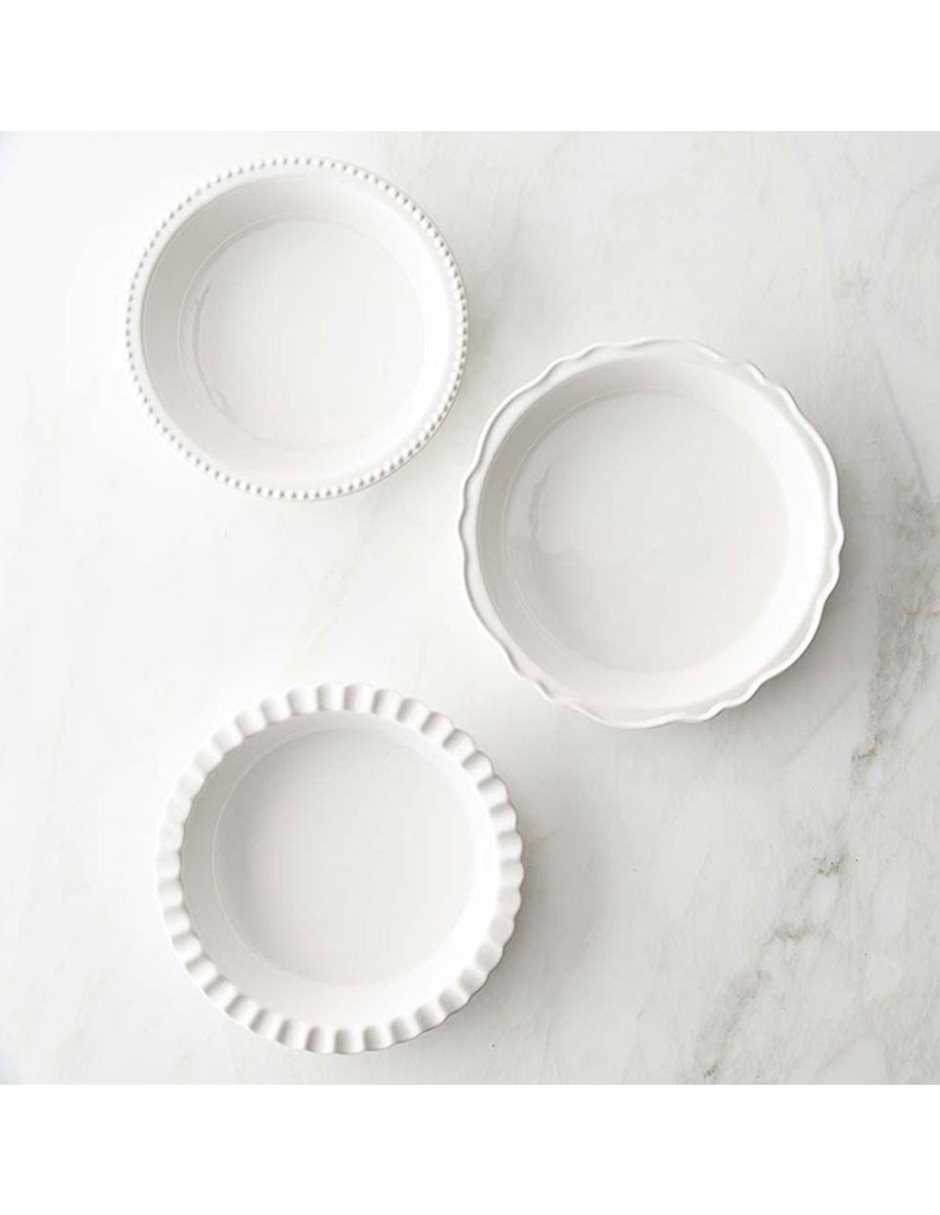 Set moldes para pay gres redondo