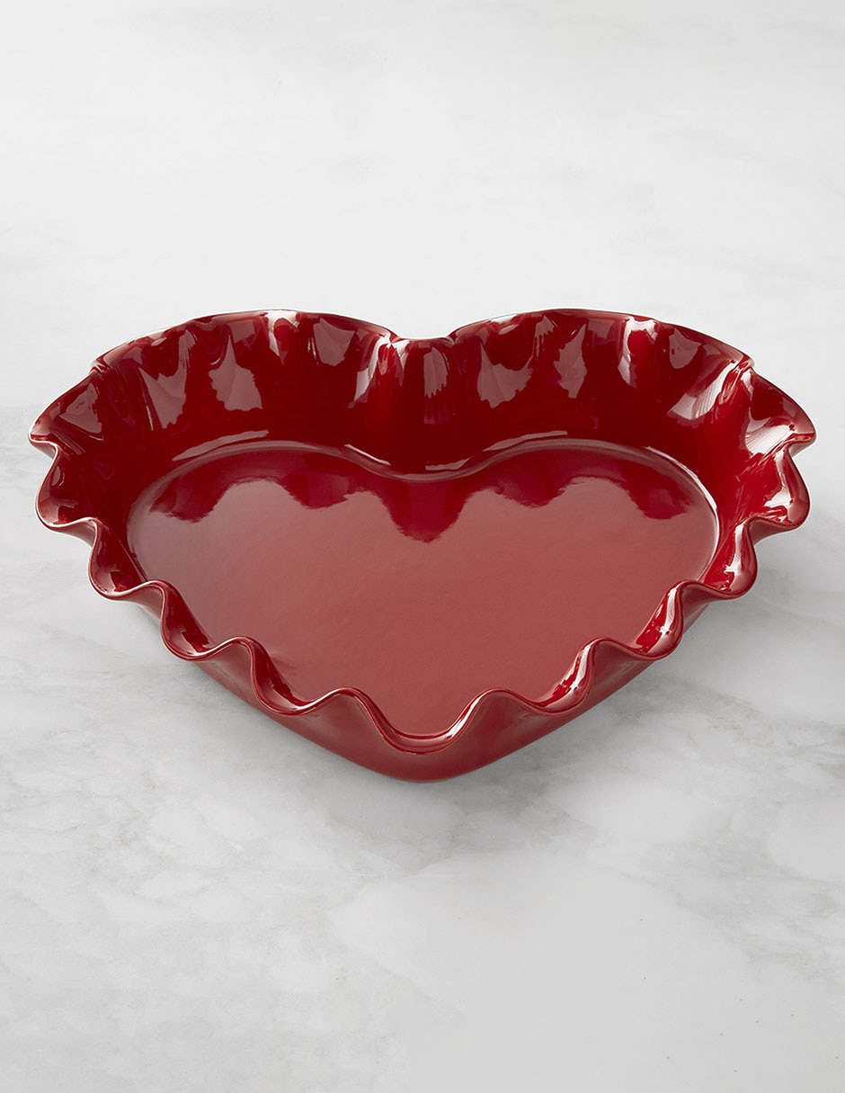 Molde para pay arcilla corazón