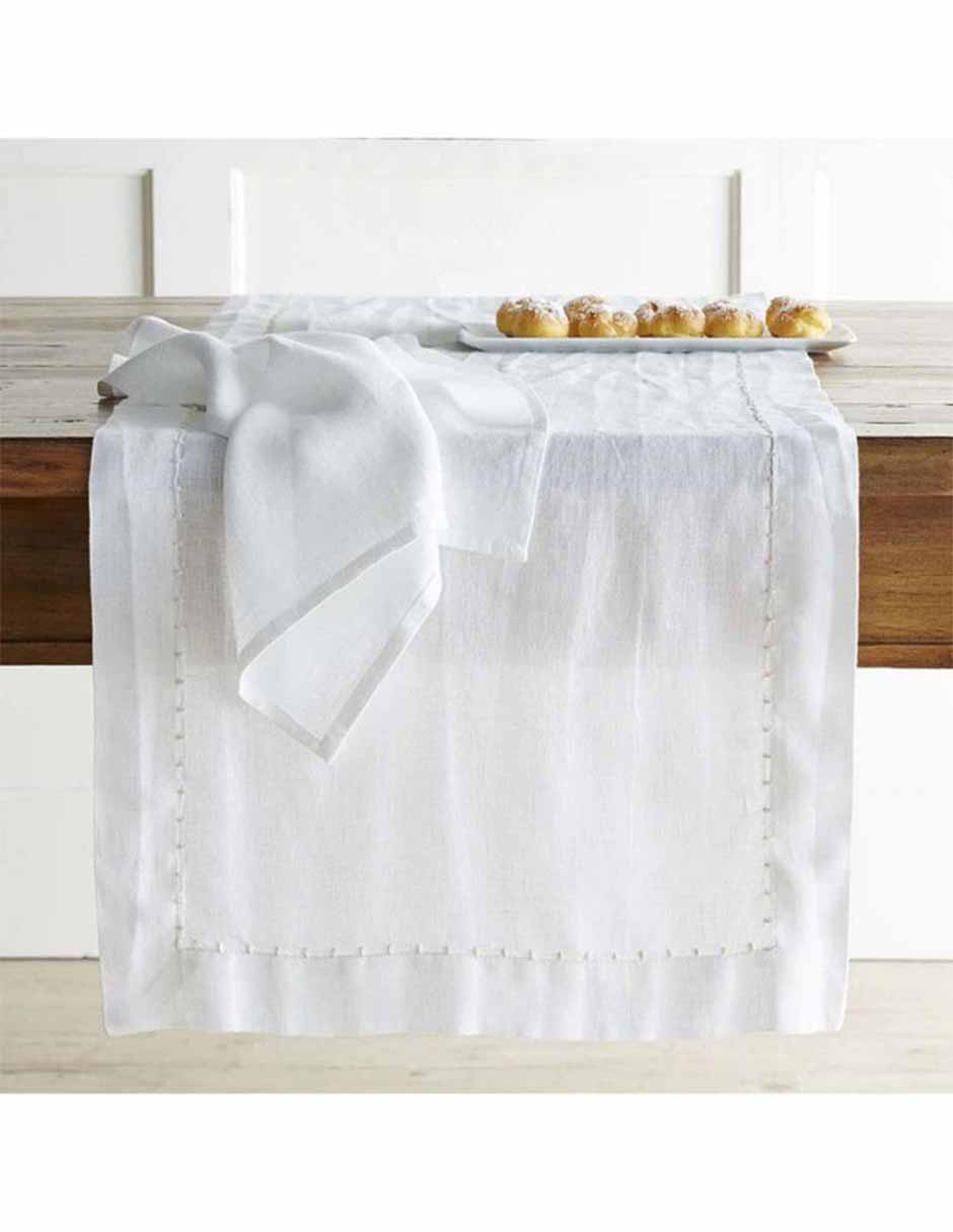 Camino de mesa de lino Washed Linen