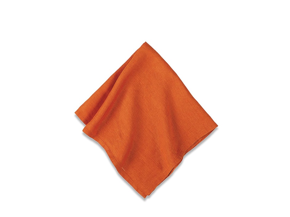 Set servilleta washed linen 4 piezas