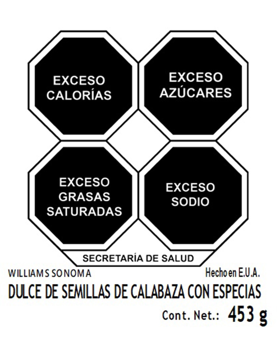 Caramelo palanqueta de semilla de calabaza