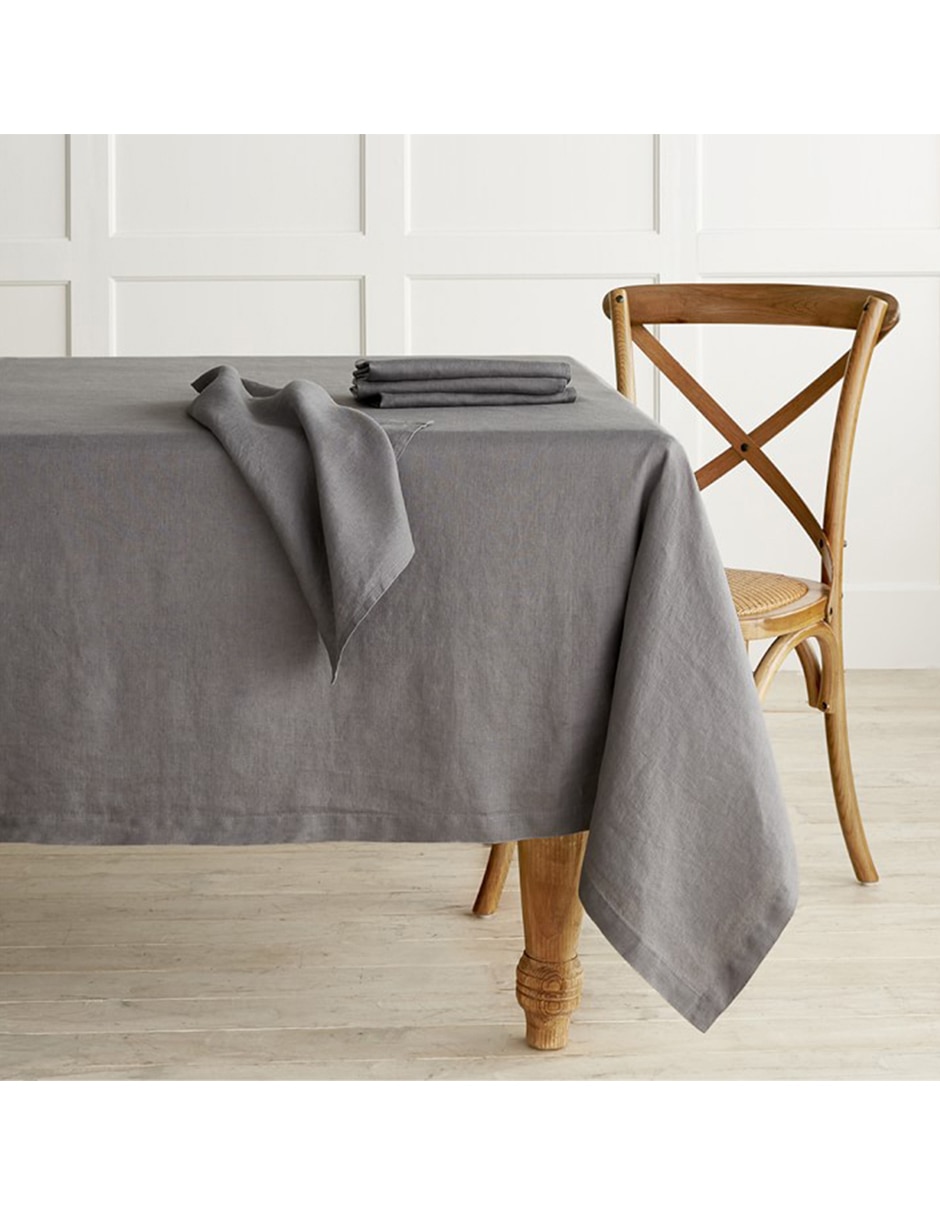 Mantel rectangular de lino Washed Linen 2