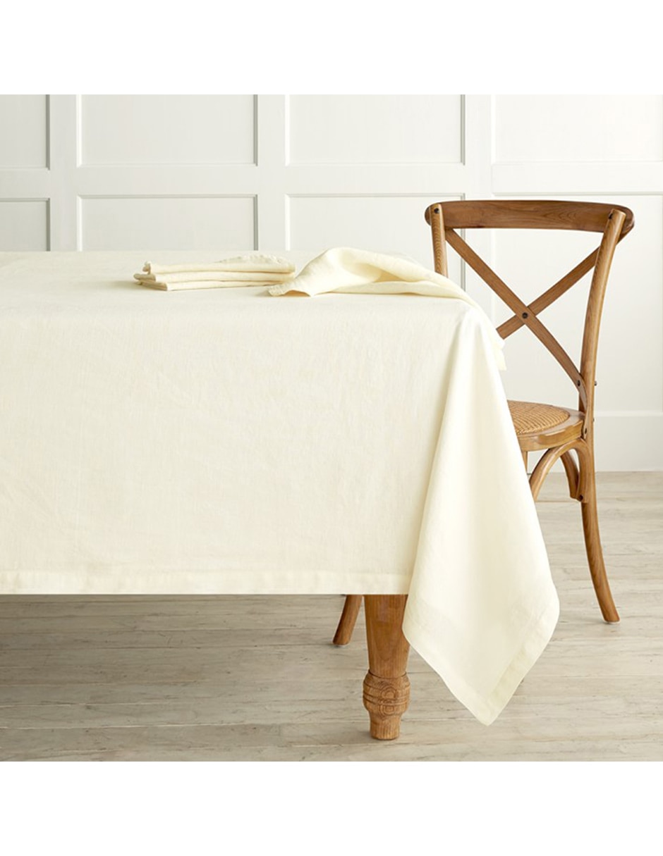 Mantel rectangular de lino Washed Linen 3