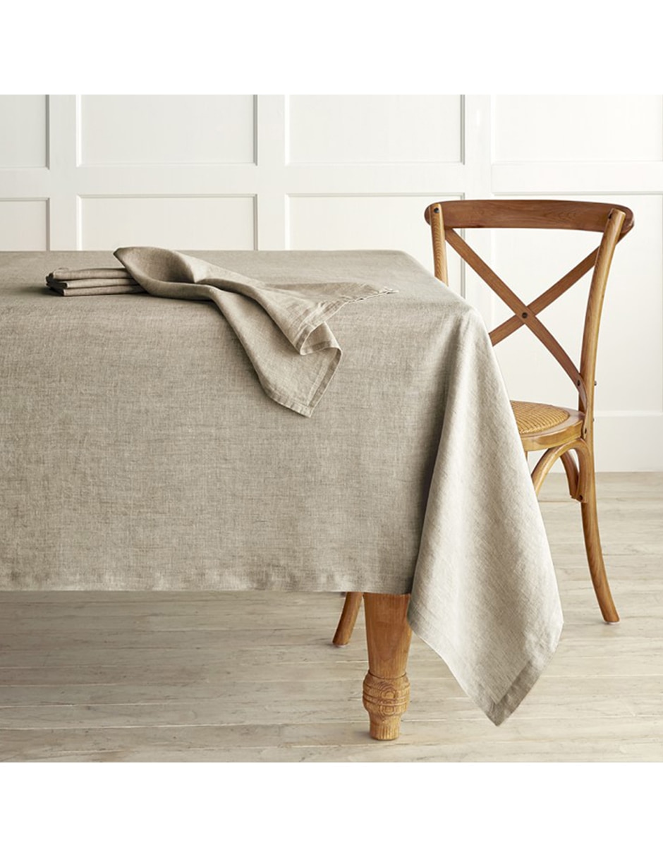 Mantel rectangular de lino Washed Linen 4