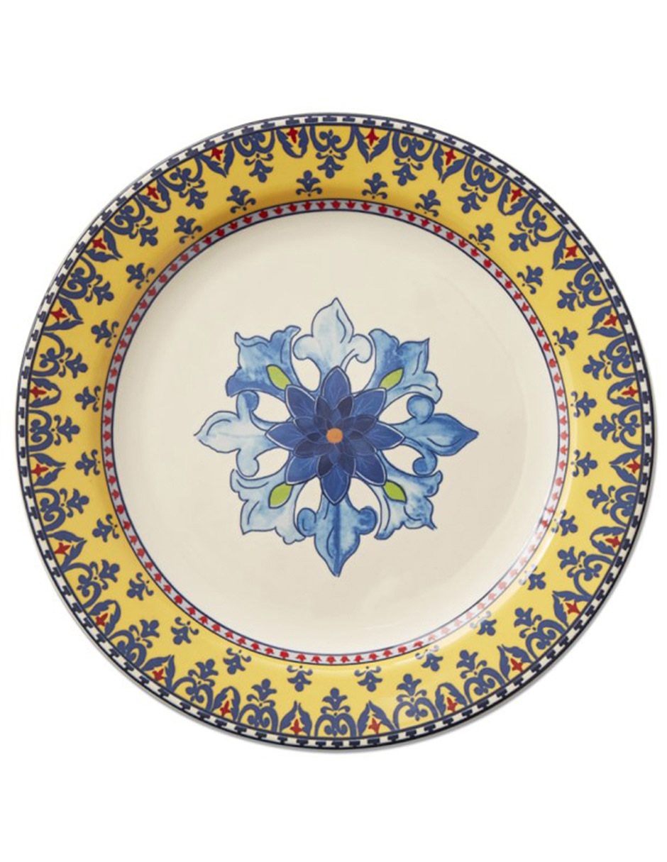 Plato trinche Sicilia de porcelana