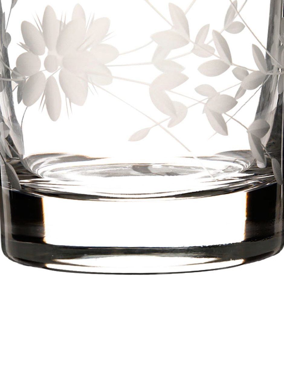 Vaso doble old fashion Vintage Edge de vidrio