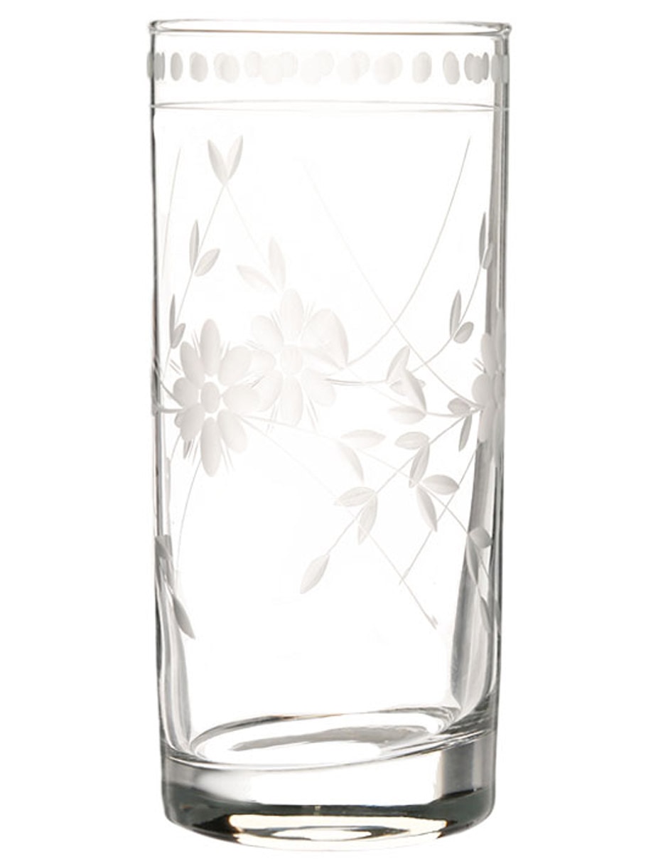 Vaso High Ball Vintage Edge de vidrio 1