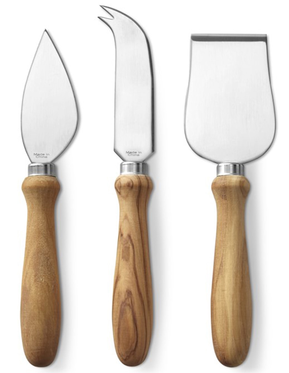 Set de cuchillos para quesos olivewood 3 piezas 1