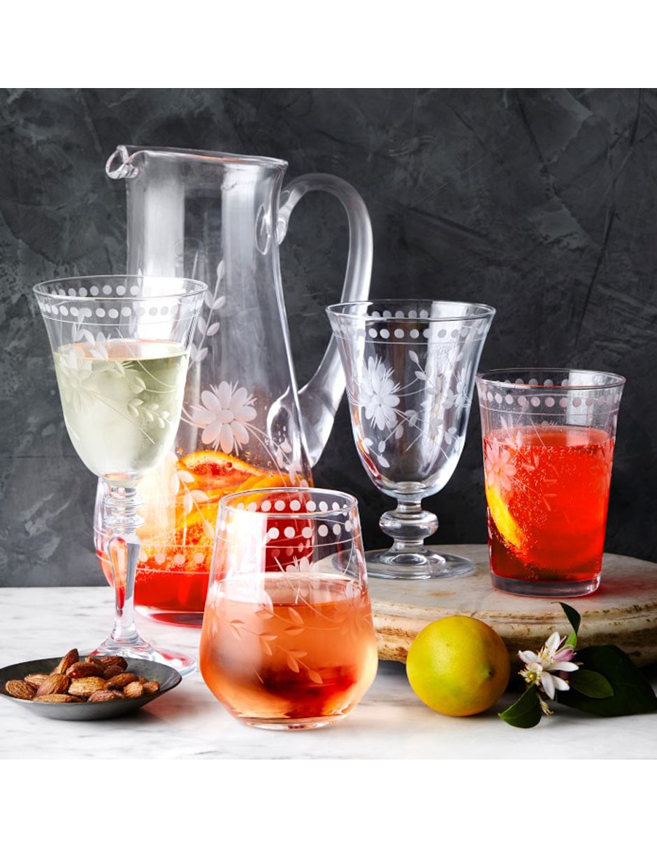 Vaso vino Vintage Edge de vidrio 2