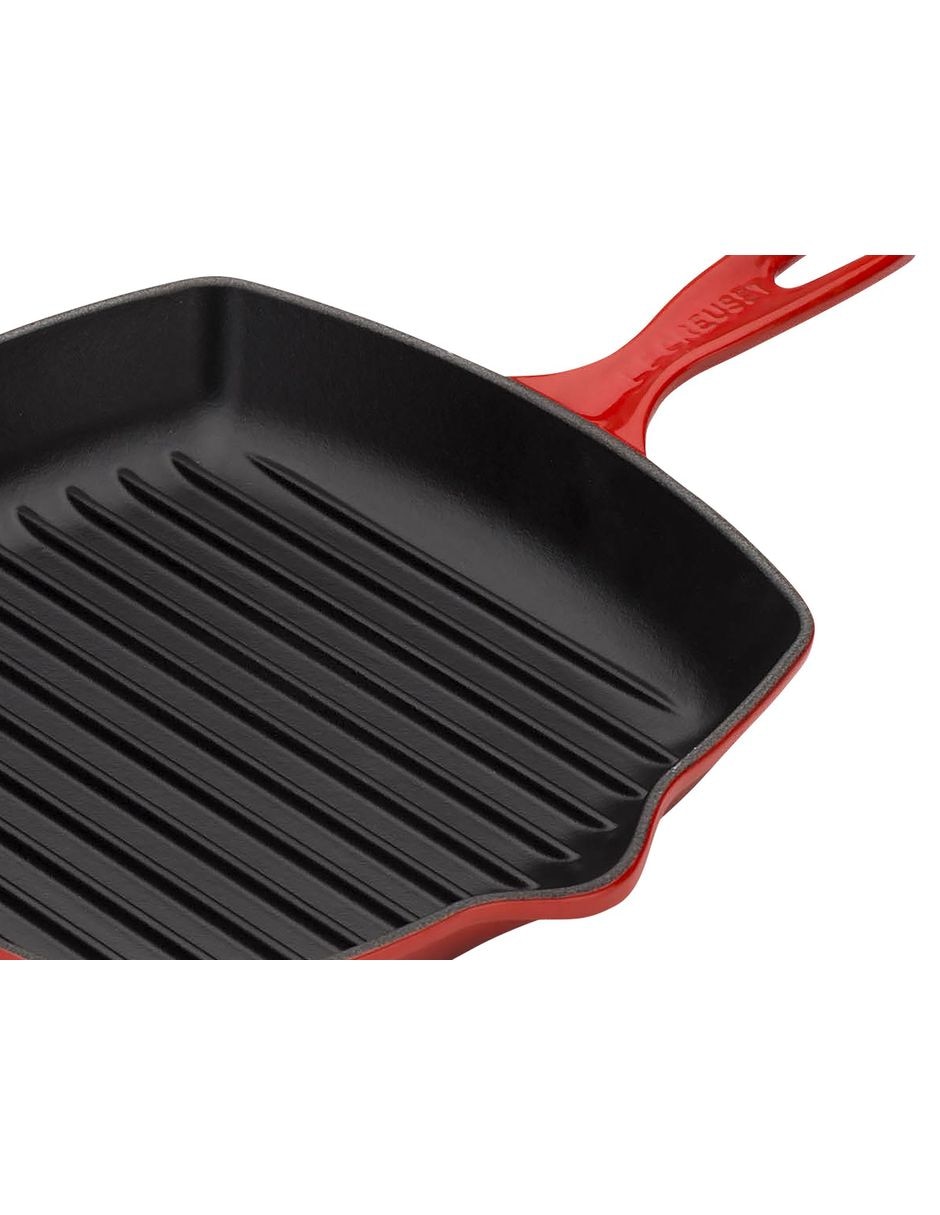 Sartén grill de hierro fundido