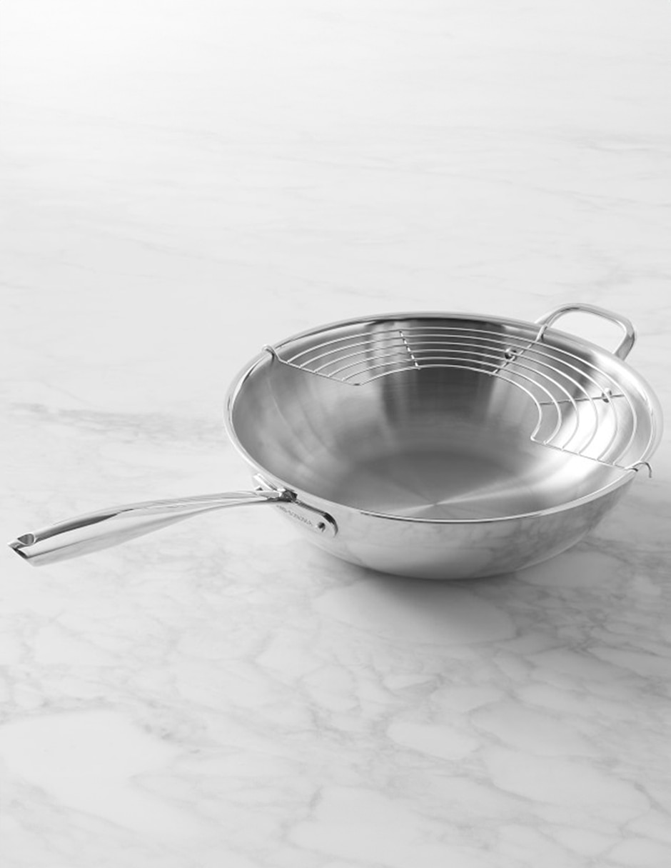 Sartén Wok Pro SS de acero inoxidable Sartén Wok Pro SS de acero inoxidable