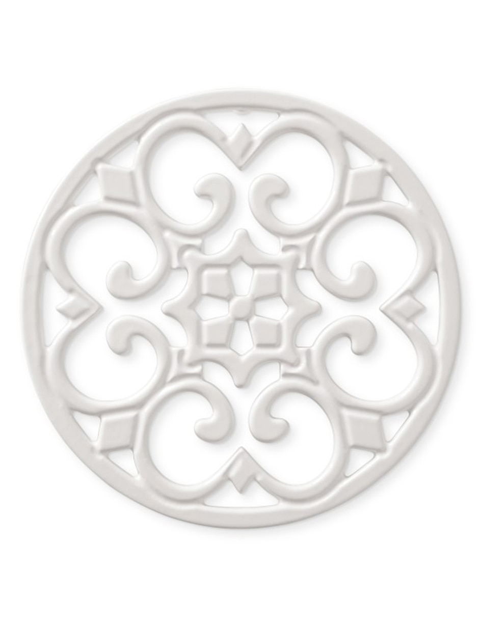 Porta Caliente Blanco Trivet