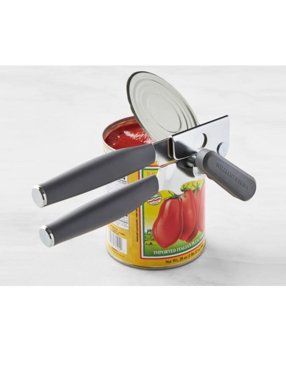 Abrelatas con destapador de acero inoxidable 2