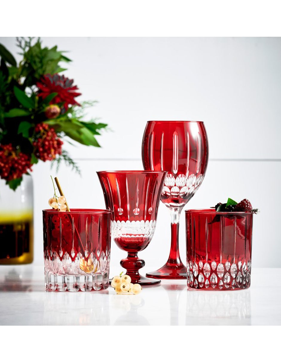 Set de vasos doble old fashion Wilshire de vidrio con 4 piezas 2