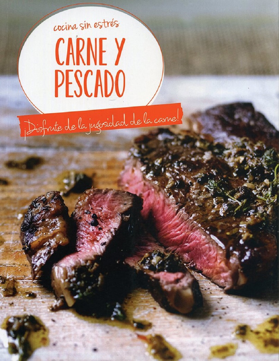 Libro Cocina Sin Estrés: Carne Y Pescado de Delivering Ibooks & Design Barcelona 1