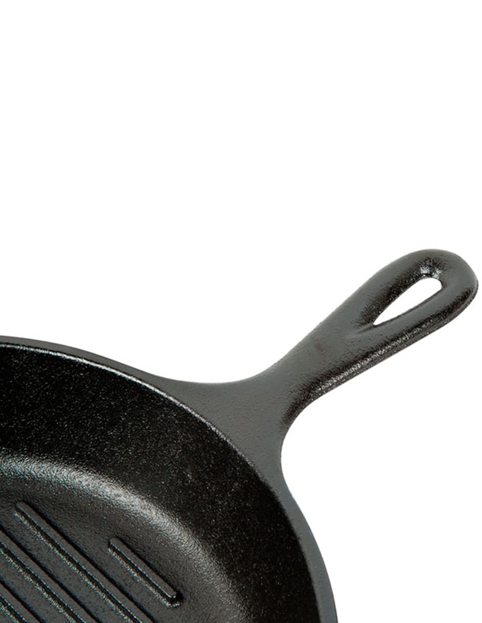 Sartén grill de hierro fundido 4