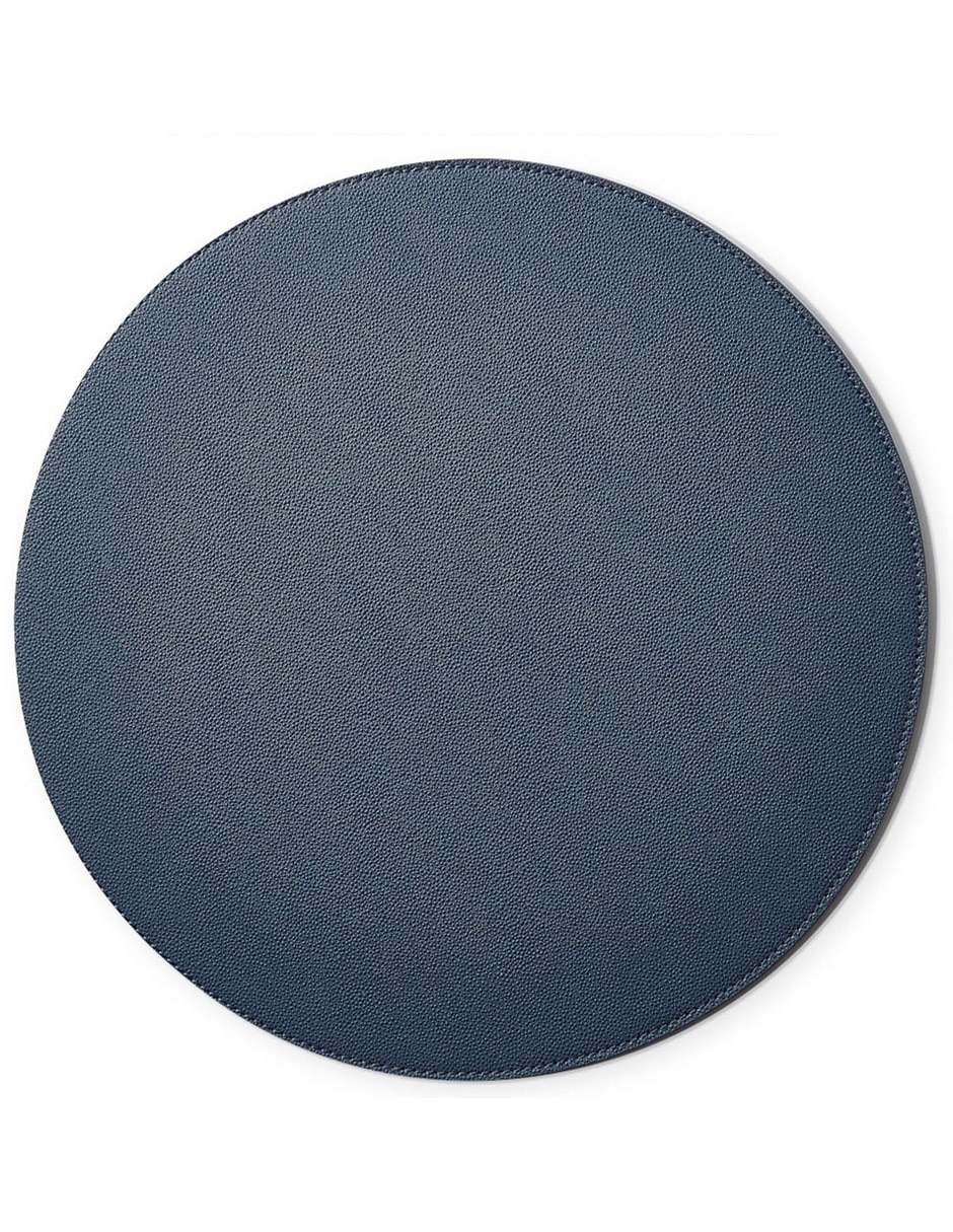 Mantel individual redondo Faux Shagreen Mantel individual redondo Faux Shagreen