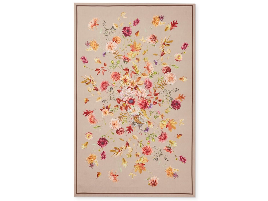 Mantel rectangular de algodón Harvest Bloom 1