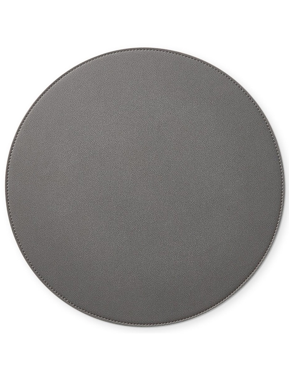 Mantel individual redondo Faux Shagreen Mantel individual redondo Faux Shagreen