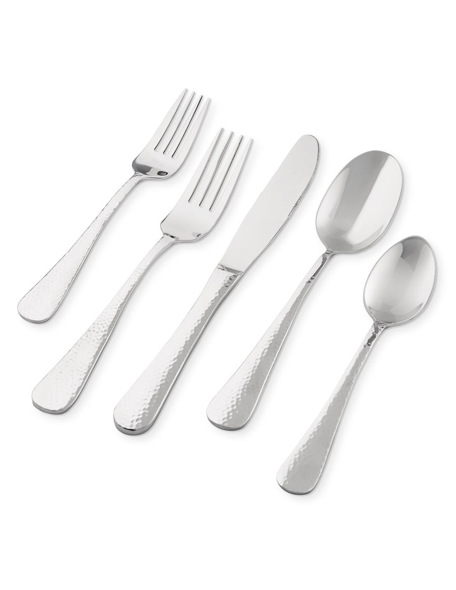 Set cubiertos nouveau de acero inoxidable 20 piezas
