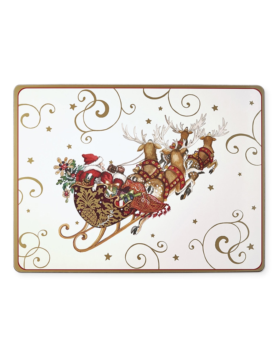 Mantel rectangular Twas The Night Santa Claus