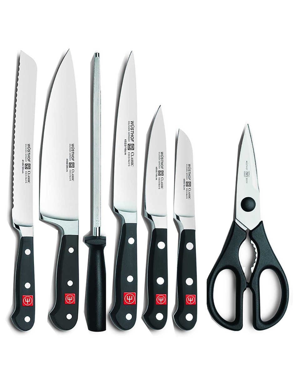 Set de cuchillos utilitario Wusth Classic 7 piezas 3