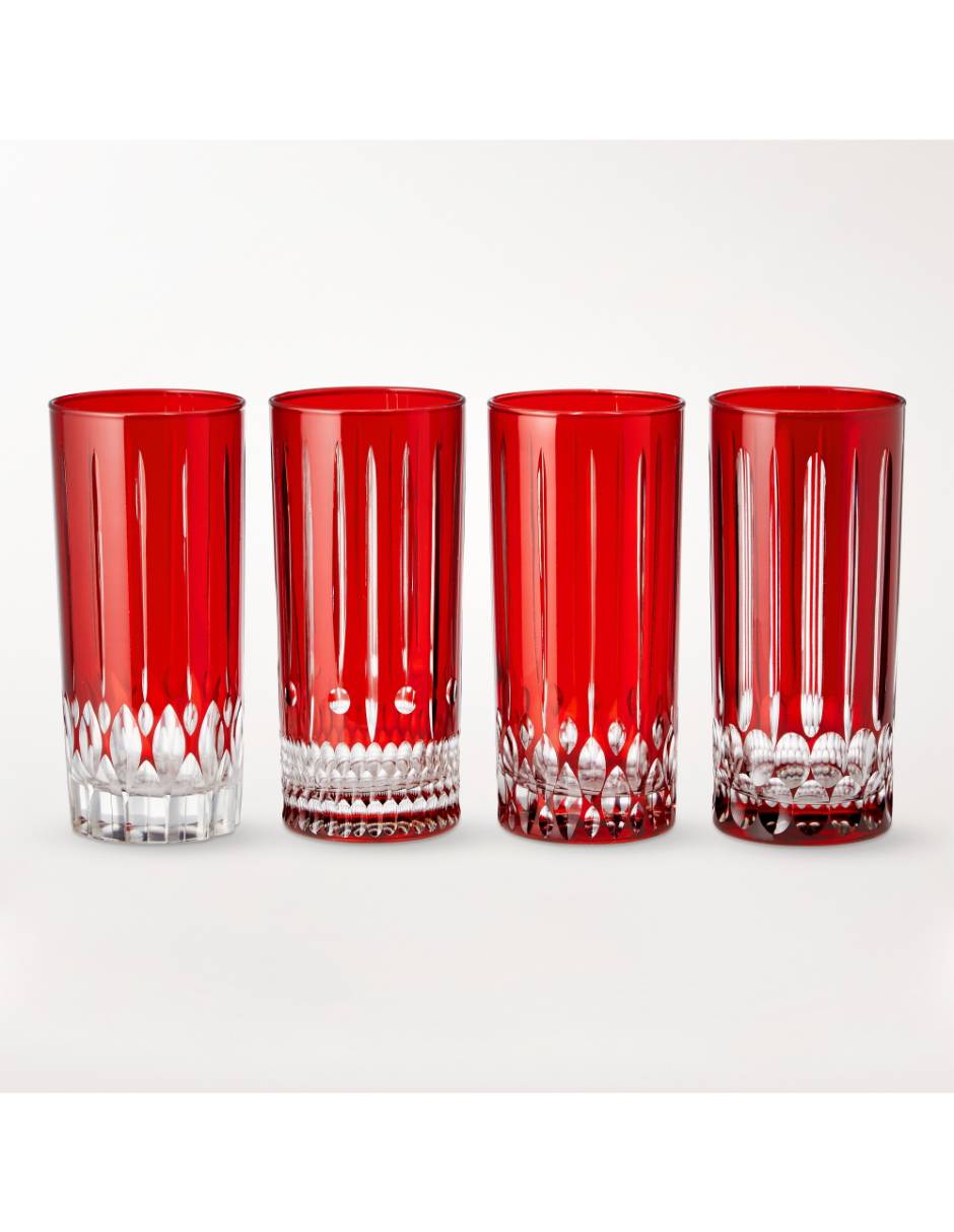 Set de vasos para agua Wilshire de cristal con 4 piezas
