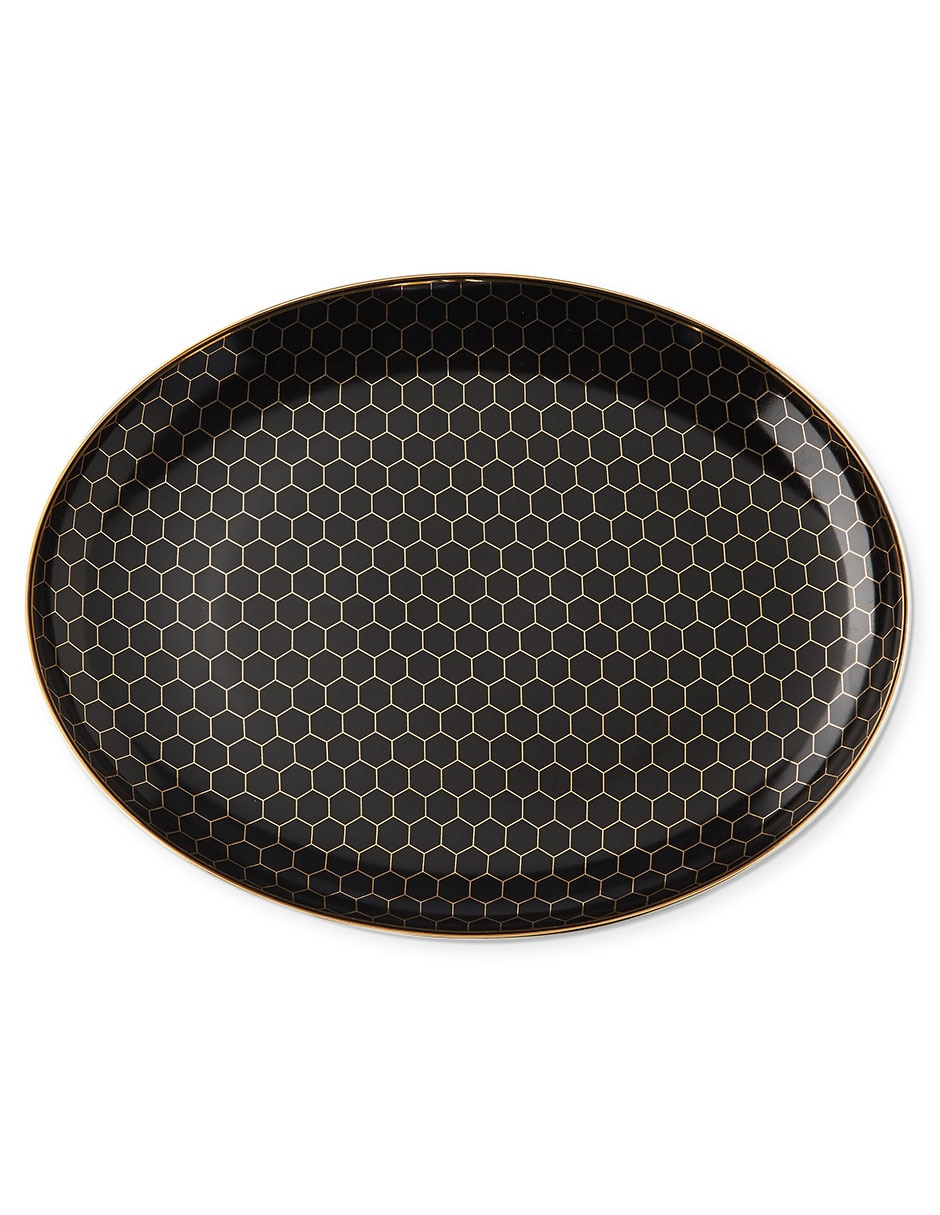 Platón Honeycomb de porcelana 5
