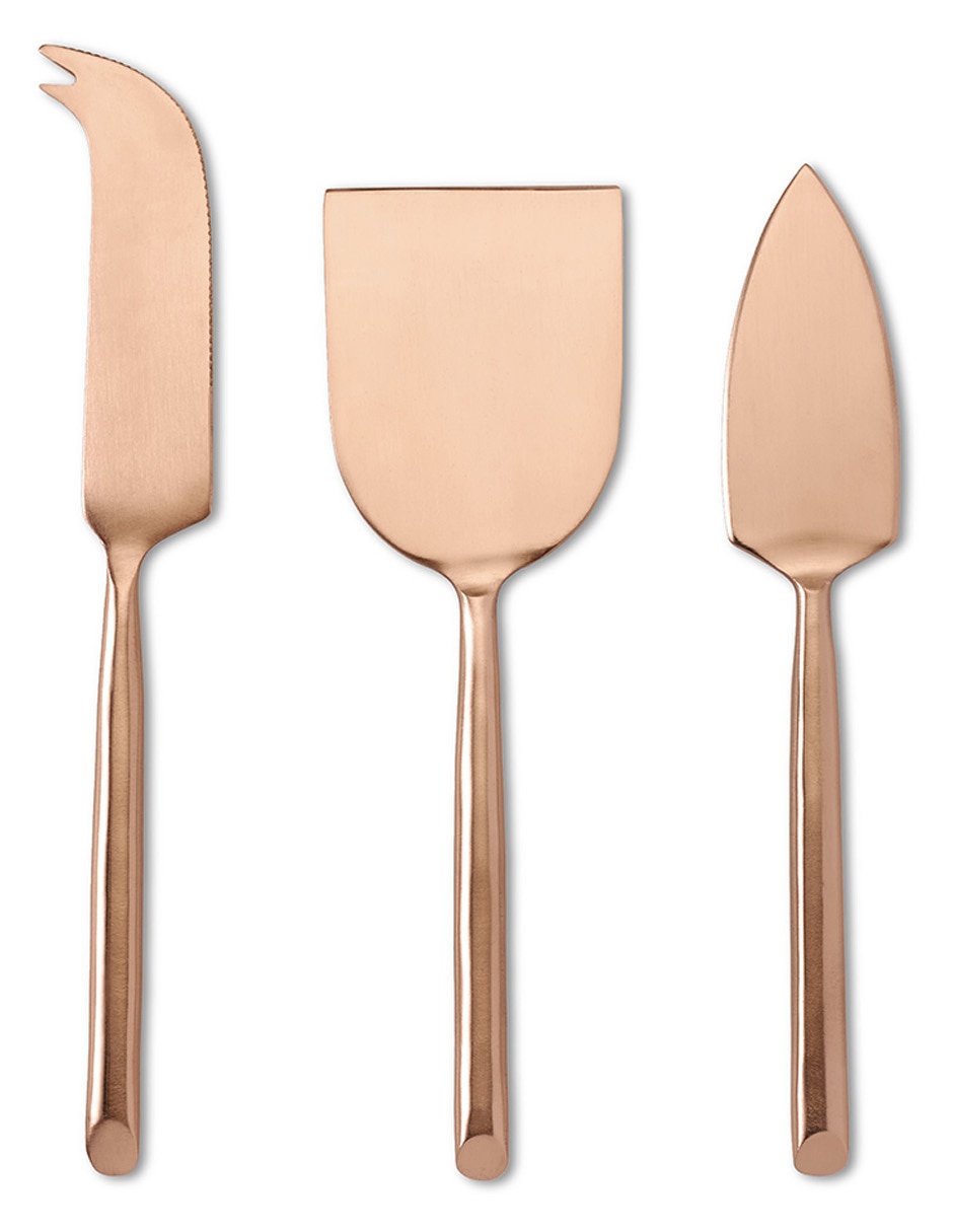 Set de cuchillos para quesos copper 3 piezas 1