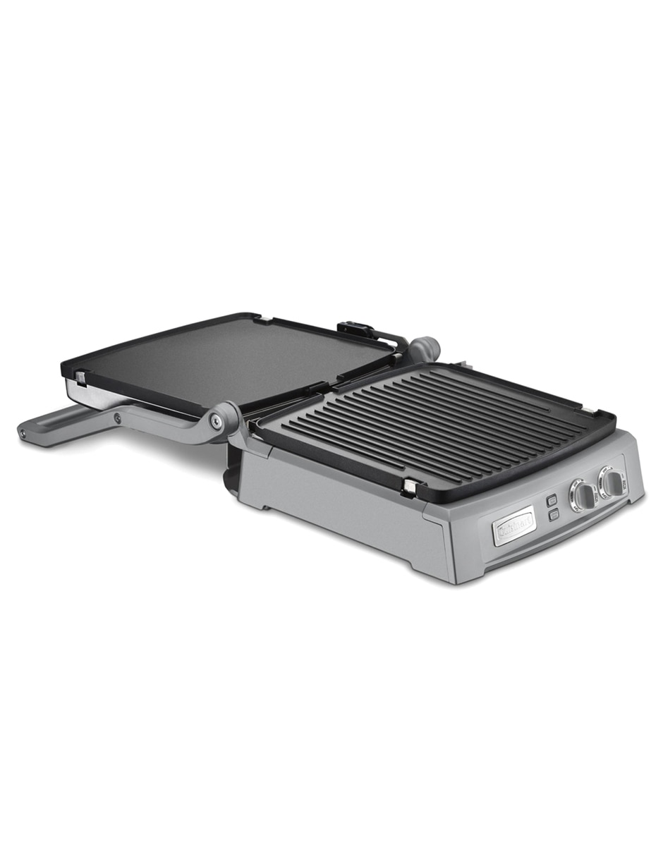 Parrilla eléctrica Cuisinart GR-150P1 de acero inoxidable