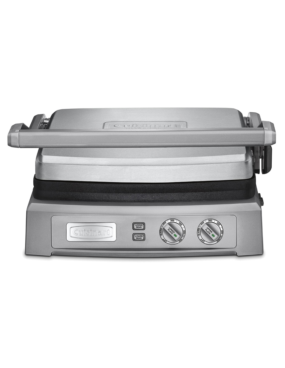 Parrilla eléctrica Cuisinart GR-150P1 de acero inoxidable