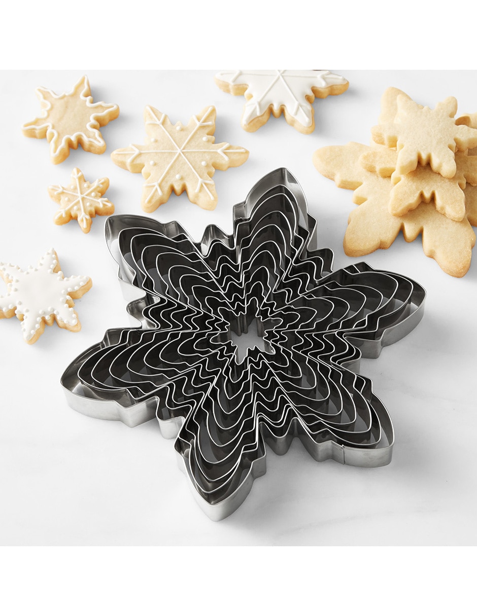 Set cortadores de galletas Snowflake Krasenkake 3