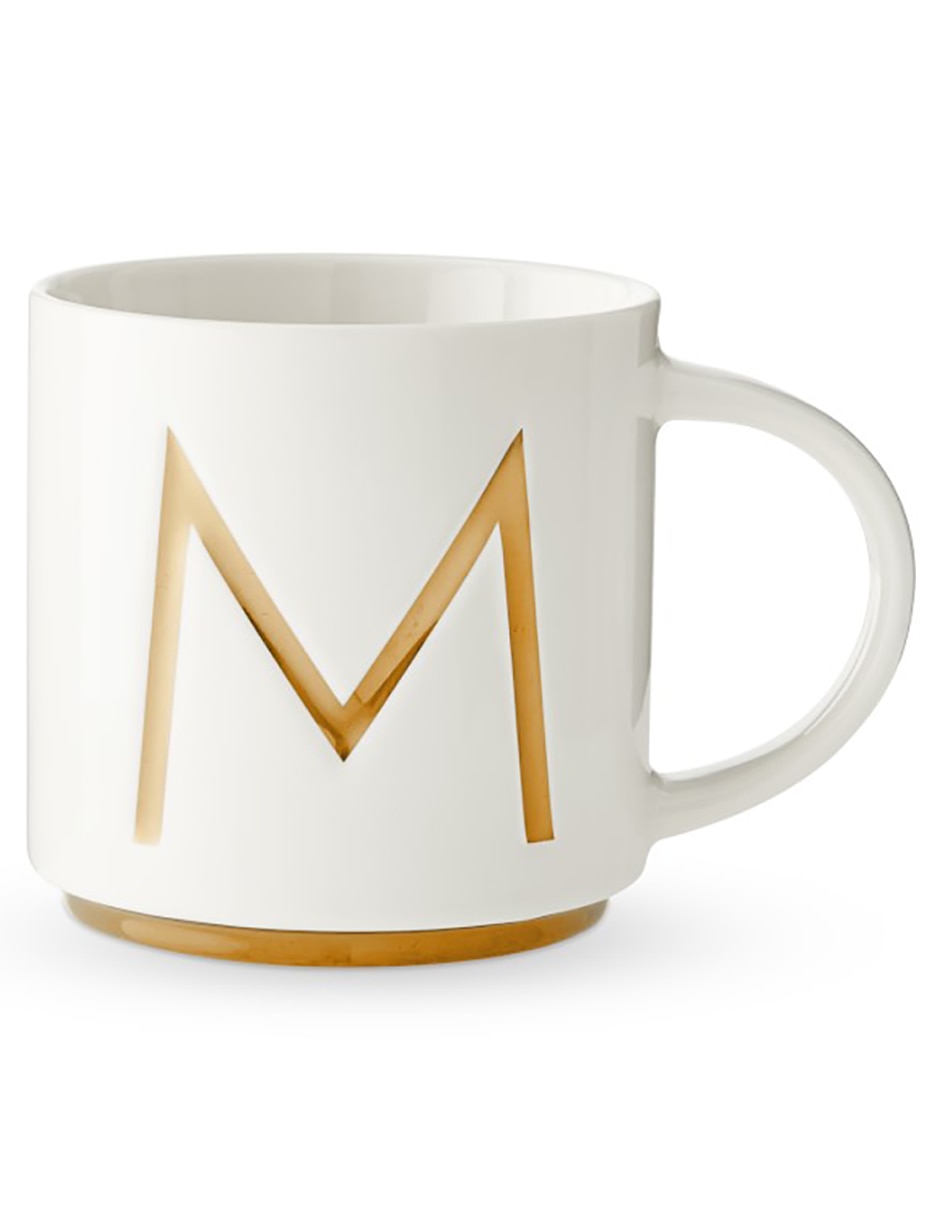 Taza americana Gold Monogram M