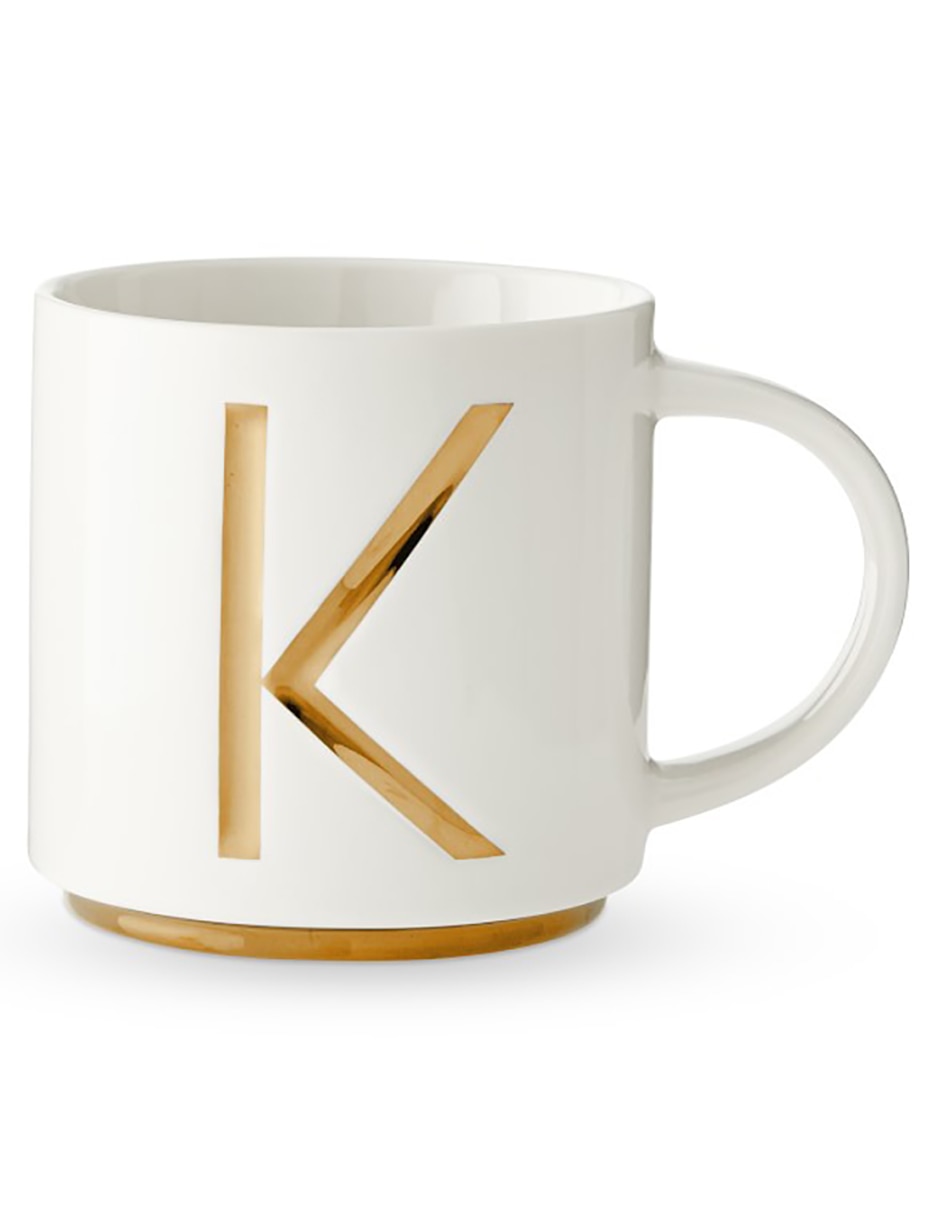 Taza americana Gold Monogram K Taza americana Gold Monogram K