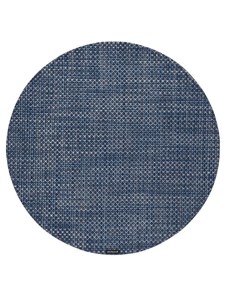 Mantel redondo Basketweave