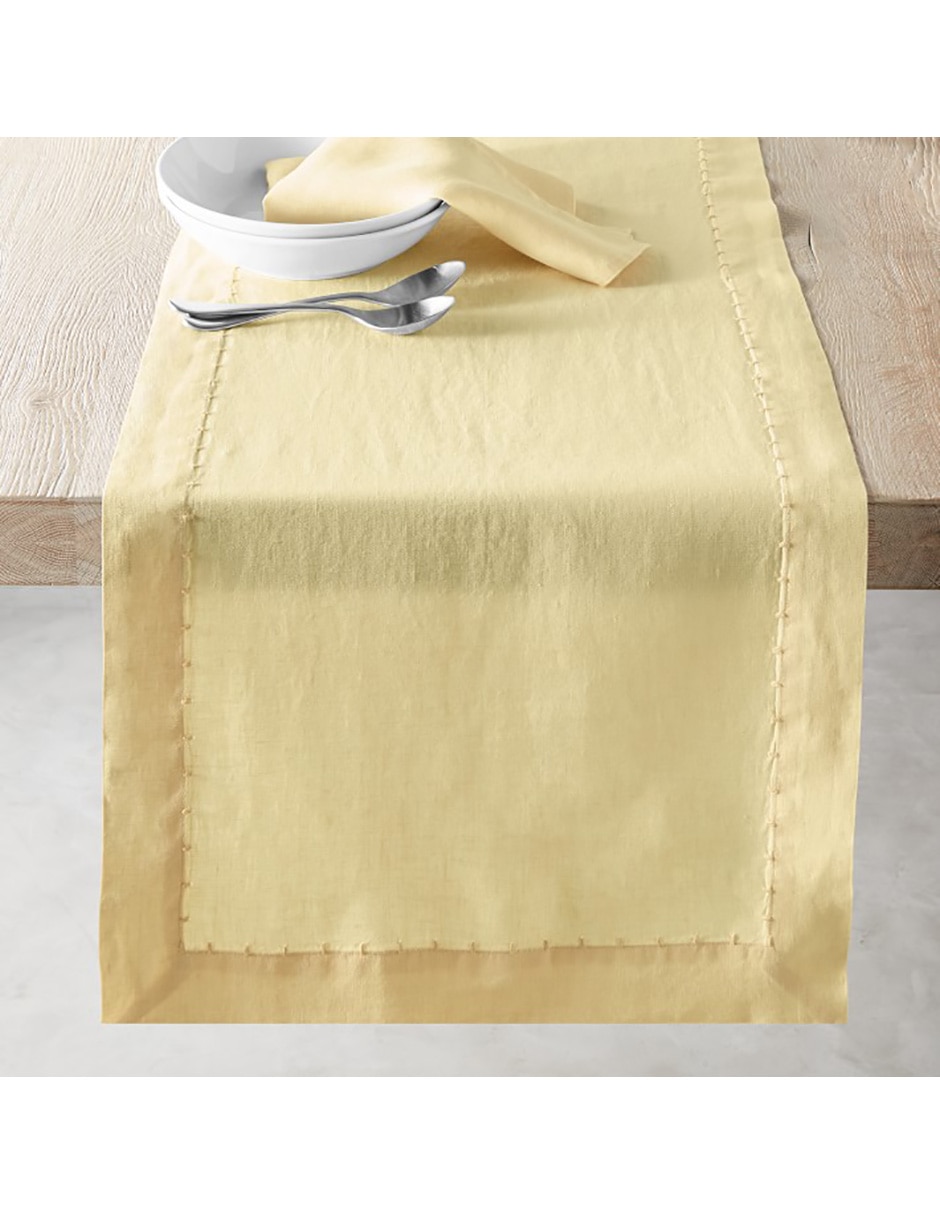 Camino de mesa de lino Washed Linen