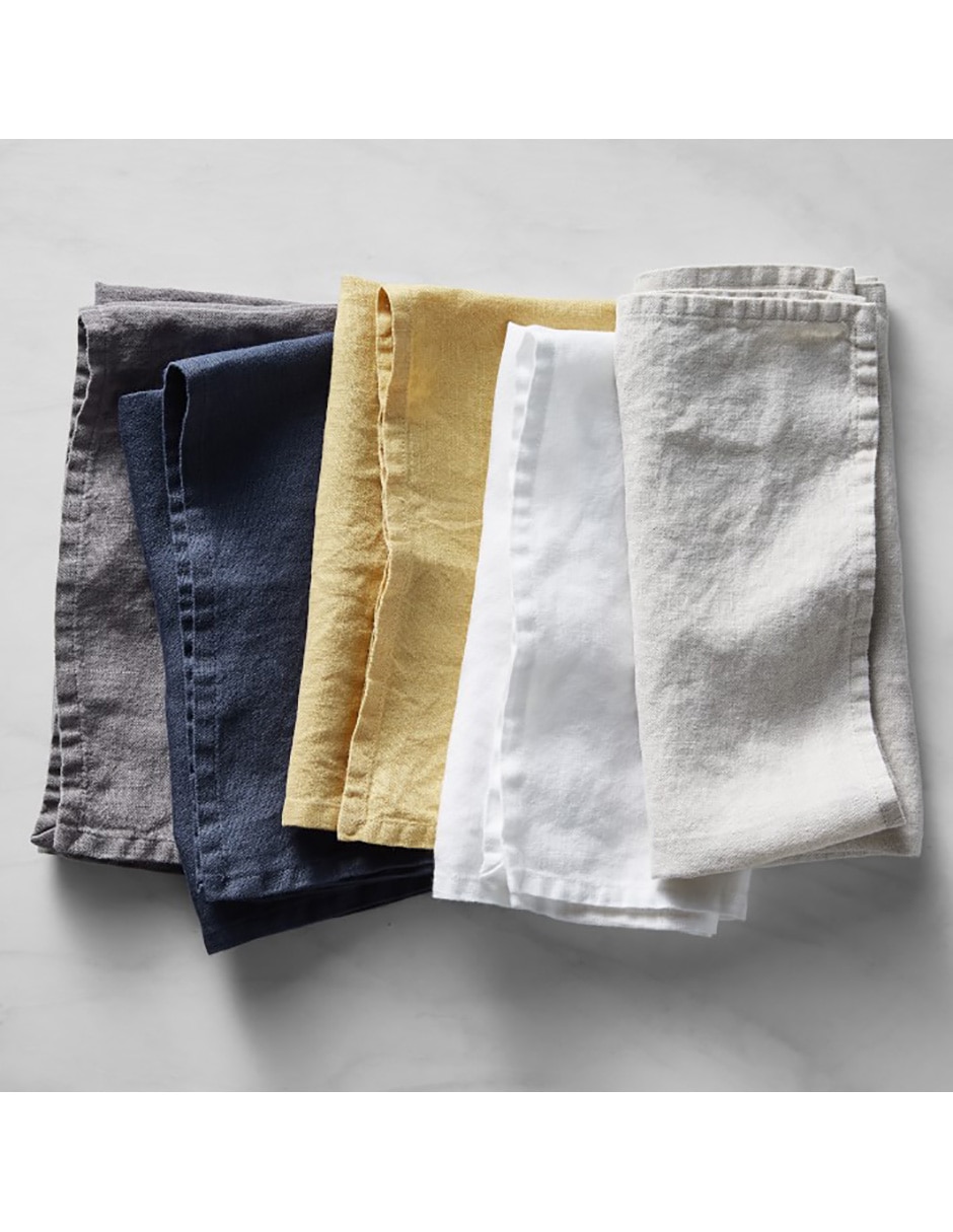 Set servilleta Italian Washed de lino 4 piezas