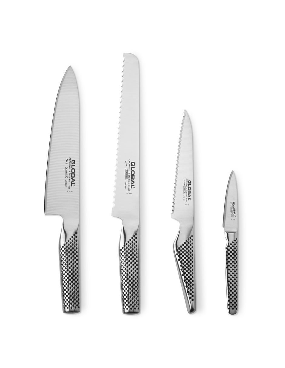 Set de cuchillos utilitario Global Classic 4 piezas