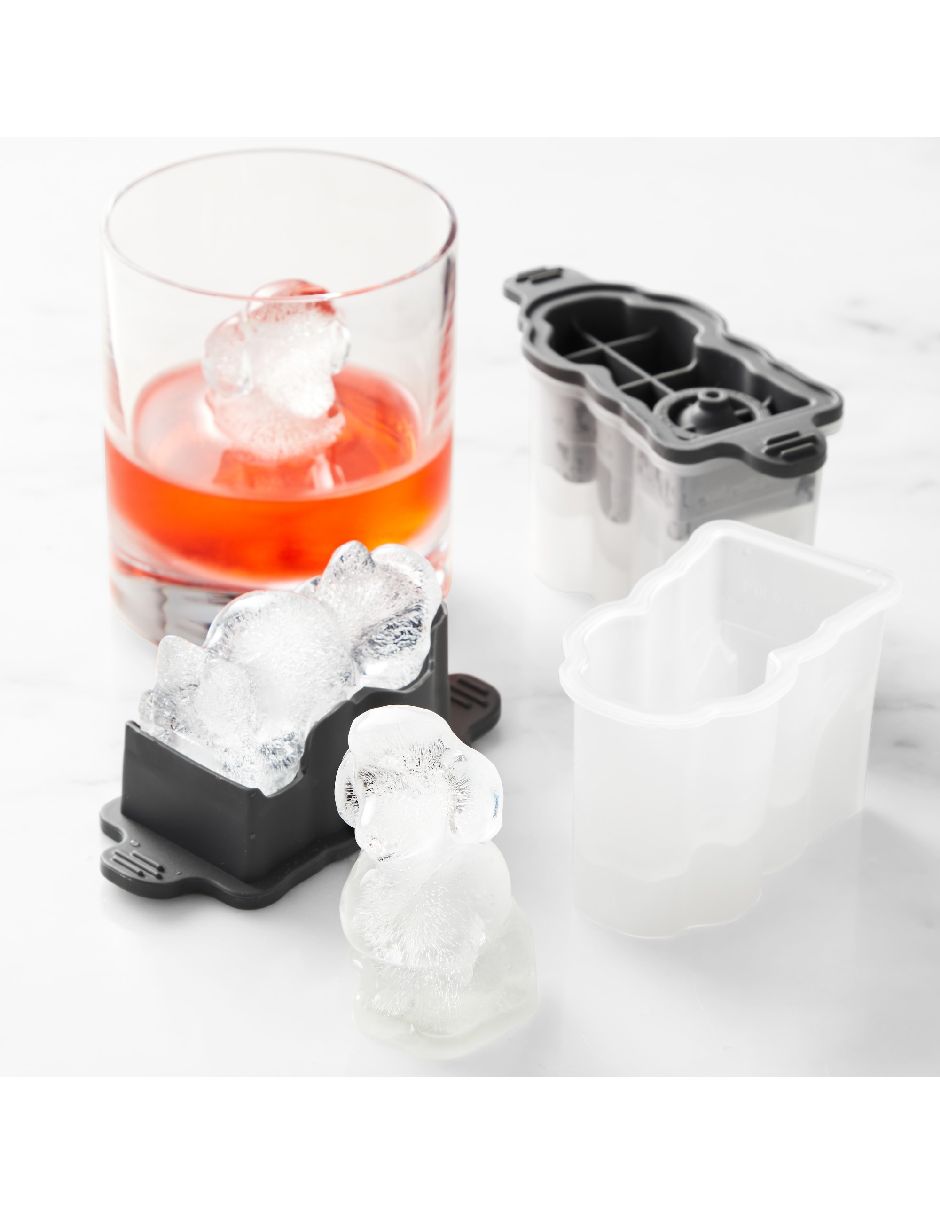 Molde para hielos silicón perro