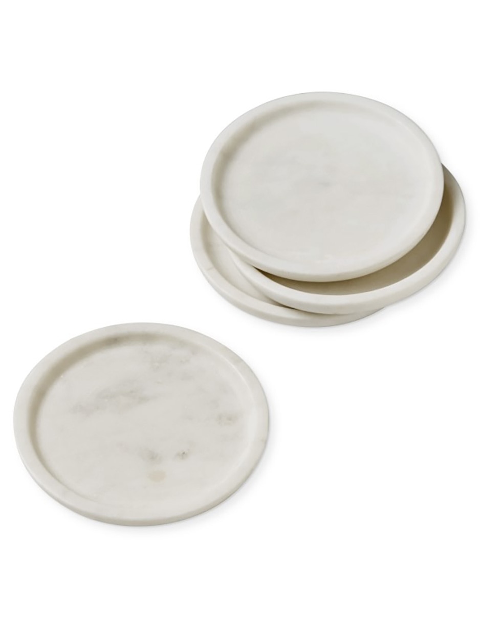 Set de portavasos Marble de mármol 4 piezas