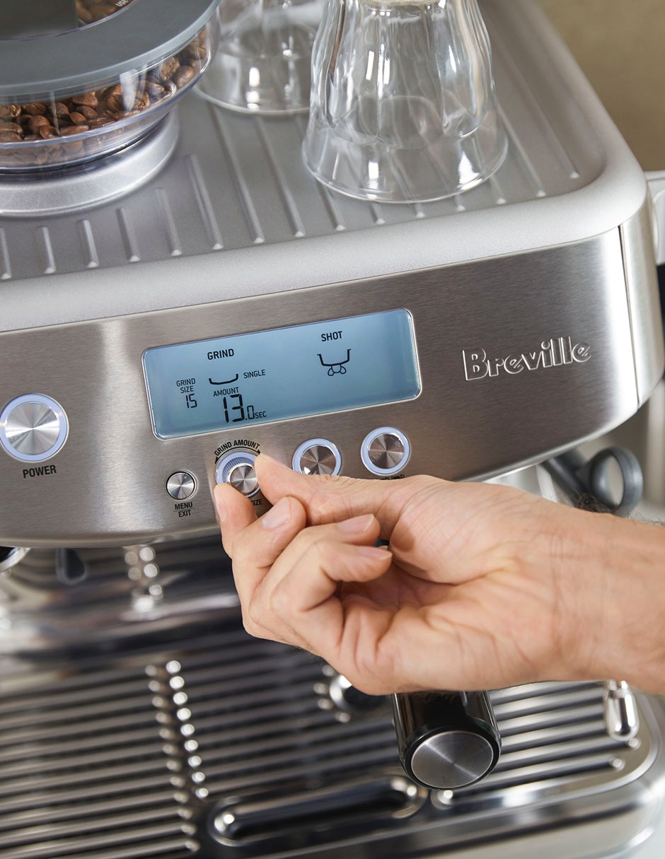 Cafetera con molino the barista pro bes878bss1bus1 14