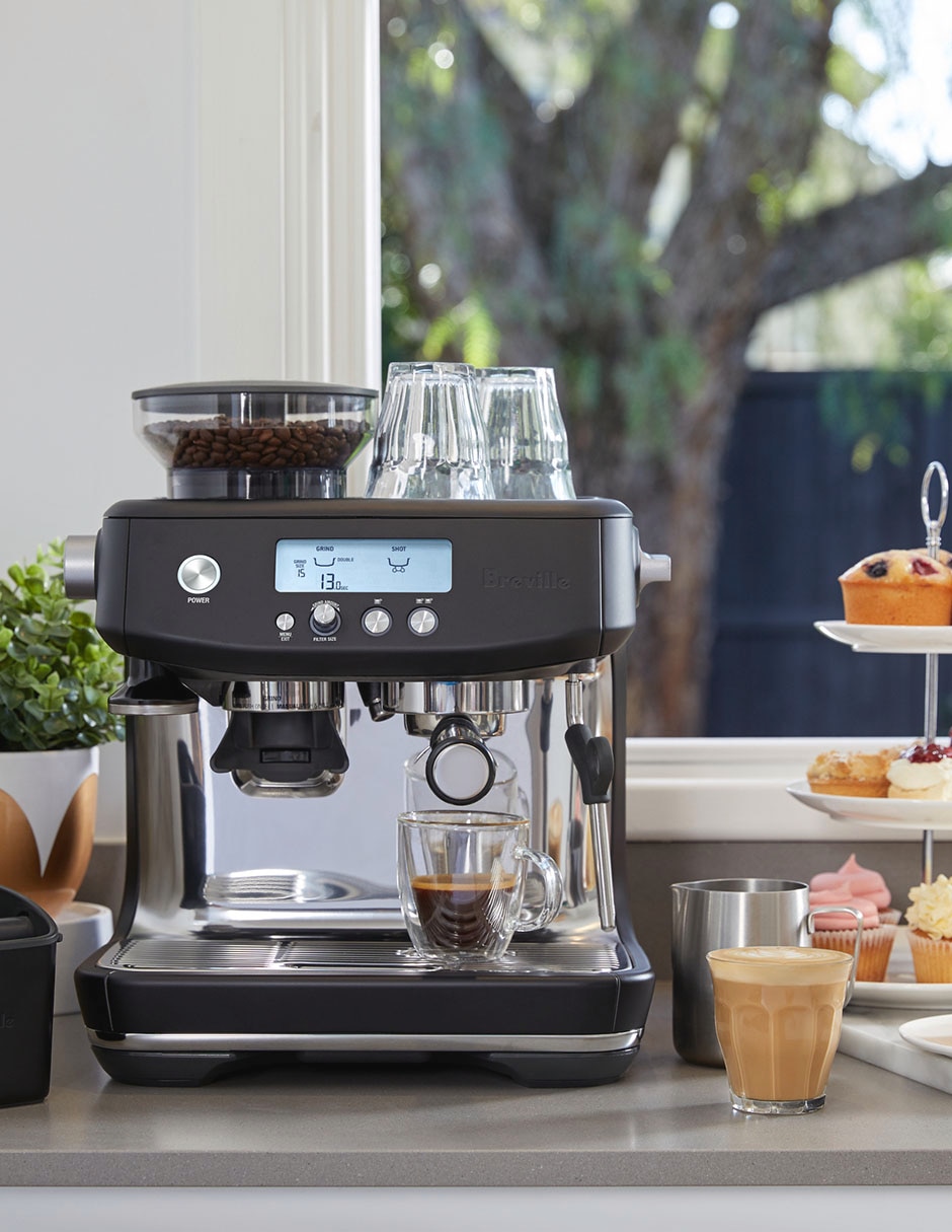 Cafetera con molino the barista pro bes878bss1bus1 15