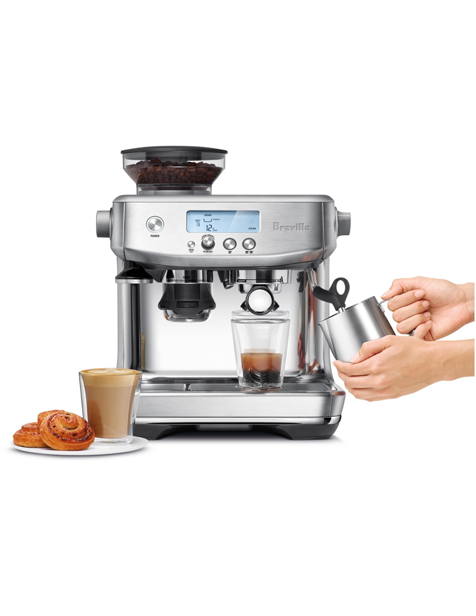 Cafetera con molino the barista pro bes878bss1bus1
