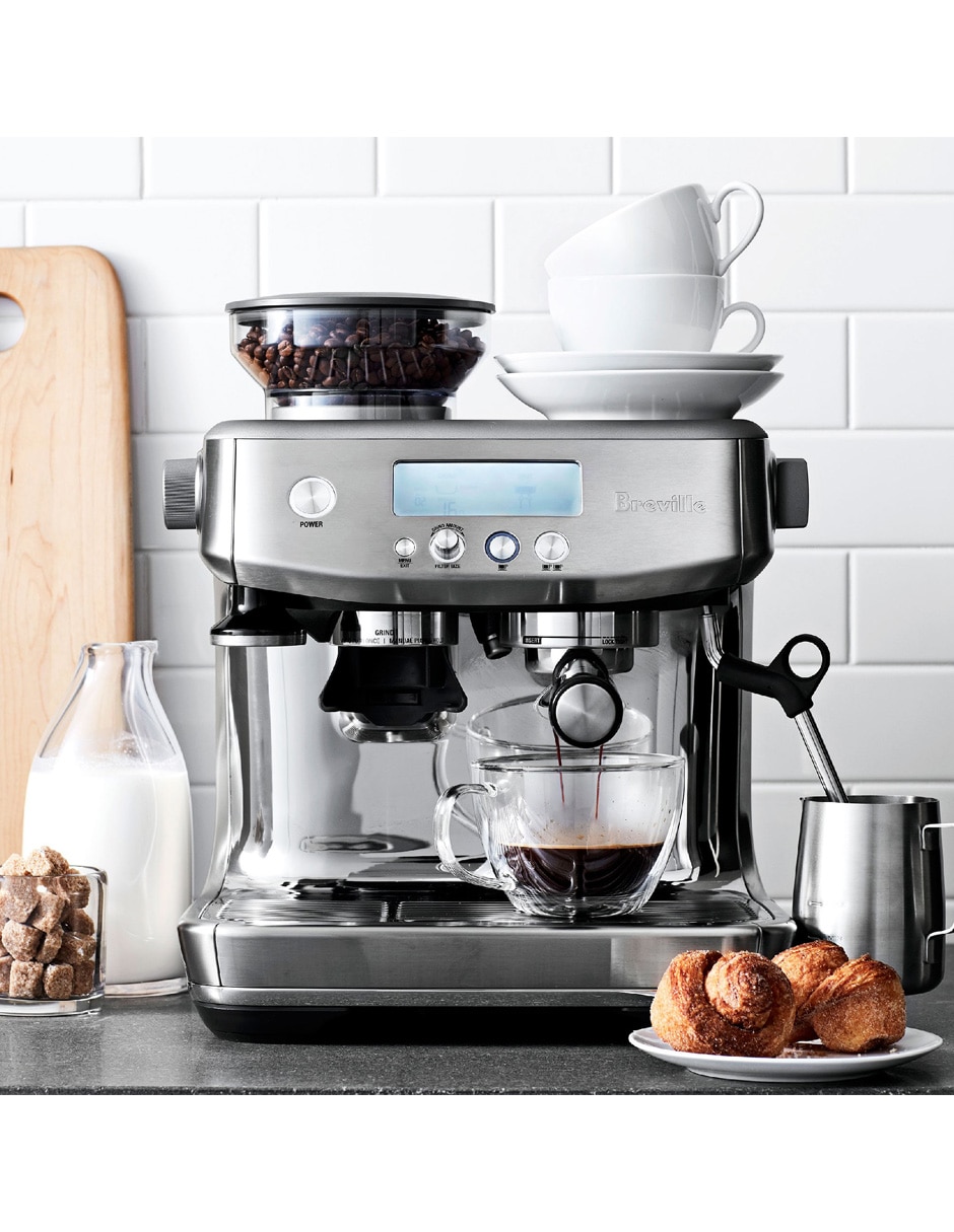 Cafetera con molino the barista pro bes878bss1bus1 5