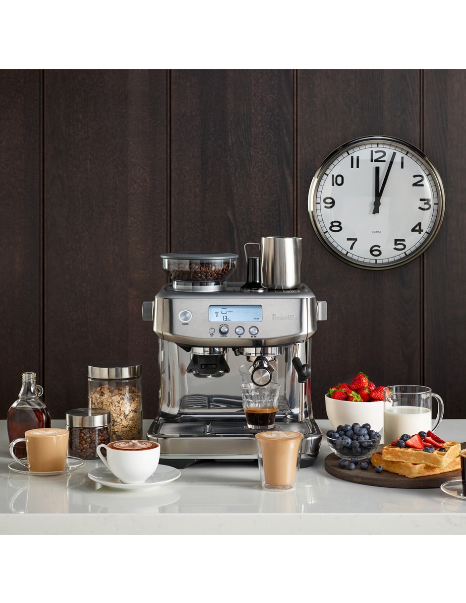 Cafetera con molino the barista pro bes878bss1bus1 6