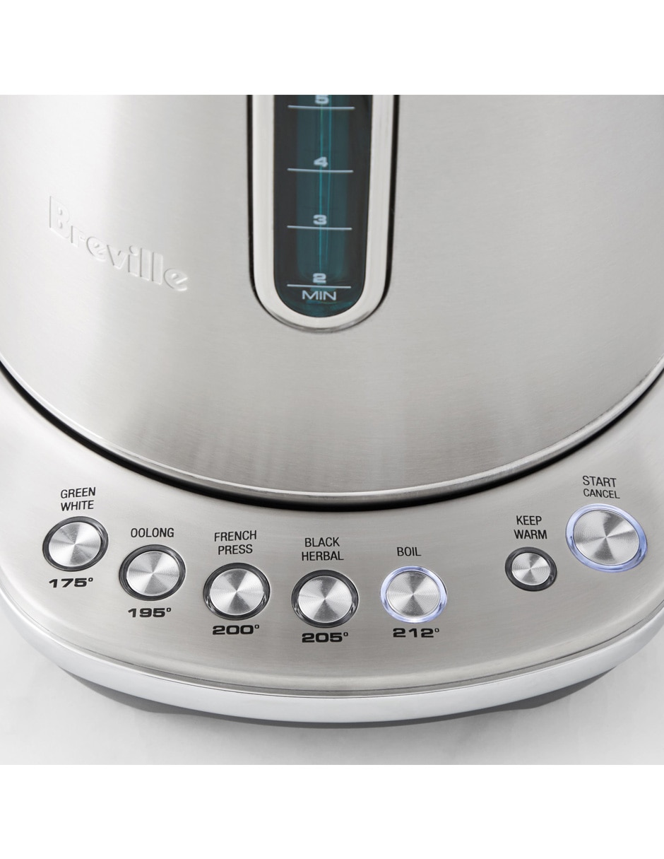 Tetera eléctrica Breville de acero inoxidable