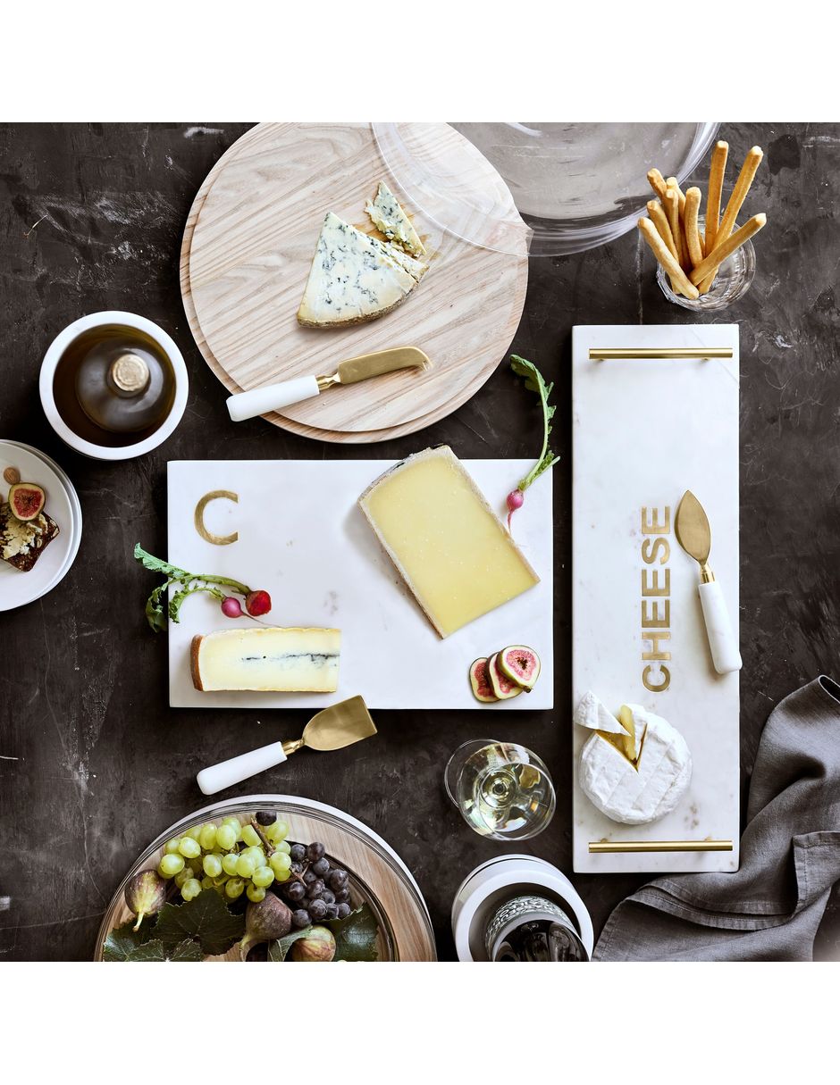 Tabla para queso Marble & Brass de mármol