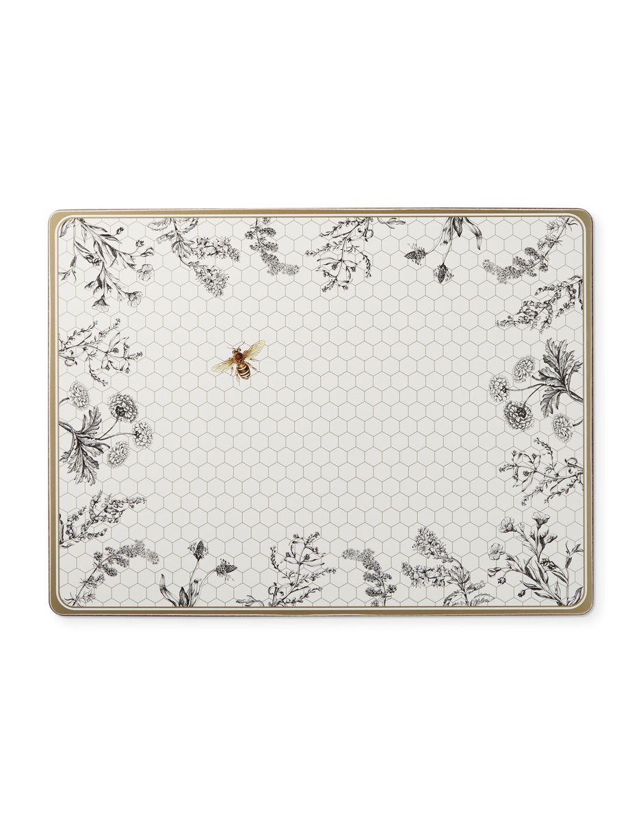 Mantel individual rectangular de corcho Honeybeen